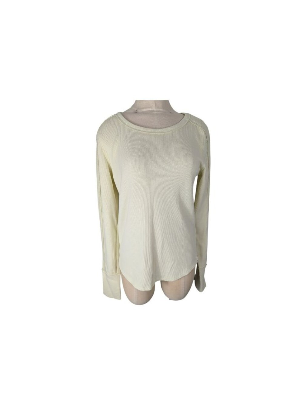 Free people long sleeve top in a light green color women's size L
